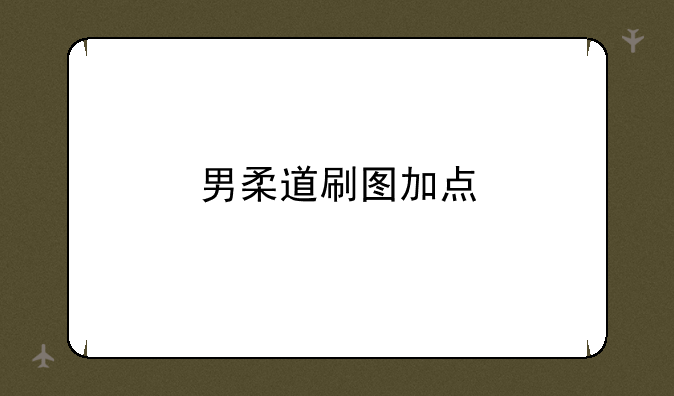 男柔道刷图加点